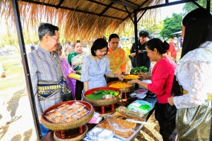 มรภ.เทพสตรี ร่วมงานแถลงข่าวการจัดงานแผ่นดินสมเด็จพระนารายณ์มหาราช