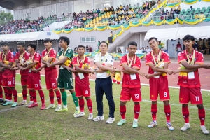 มรภ.เทพสตรี ร่วมพิธีปิดการแข่งขันฟุตบอลราชภัฏคิงส์คัพ ครั้งที่ 1 ชิงถ้วยพระราชทานพระบาทสมเด็จพระเจ้าอยู่หัว