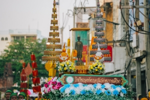อธิการบดี มรภ.เทพสตรี นำผู้บริหาร คณาจารย์ และบุคลากร ร่วมต้อนรับรัฐมนตรีช่วยว่าการกระทรวงมหาดไทย ในพิธีเปิดงานแผ่นดินสมเด็จพระนารายณ์มหาราช ครั้งที่ 37 ประจำปี พ.ศ. 2568
