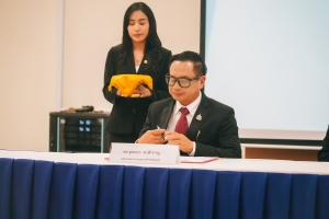 สภาทนายความในพระบรมราชูปถัมภ์ ร่วมกับ มรภ.เทพสตรี จัดพิธีลงนามความร่วมมือทางวิชาการ และอบรมเพื่อพัฒนาทักษะประสิทธิภาพในการสอบสวนคดี มรรยาททนายความ และขึ้นทะเบียน