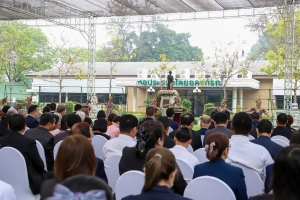 มรภ.เทพสตรี ร่วมเป็นเกียรติในพิธีวางพวงมาลาพระอนุสาวรีย์ สมเด็จพระราชปิตุจฉา เจ้าฟ้าวไลยอลงกรณ์ กรมหลวงเพชรบุรีราชสิรินธร ประจำปี พ.ศ. 2568