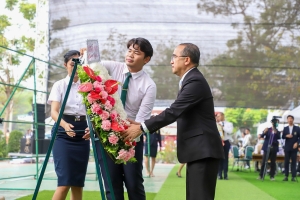 มรภ.เทพสตรี ร่วมเป็นเกียรติในพิธีวางพวงมาลาพระอนุสาวรีย์ สมเด็จพระราชปิตุจฉา เจ้าฟ้าวไลยอลงกรณ์ กรมหลวงเพชรบุรีราชสิรินธร ประจำปี พ.ศ. 2568