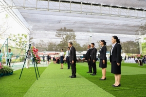 มรภ.เทพสตรี ร่วมเป็นเกียรติในพิธีวางพวงมาลาพระอนุสาวรีย์ สมเด็จพระราชปิตุจฉา เจ้าฟ้าวไลยอลงกรณ์ กรมหลวงเพชรบุรีราชสิรินธร ประจำปี พ.ศ. 2568