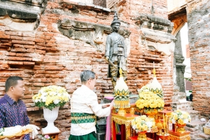 มรภ.เทพสตรี ร่วมพิธีวันคล้ายวันพระบรมราชสมภพสมเด็จพระนารายณ์มหาราช ประจำปี พ.ศ. 2568