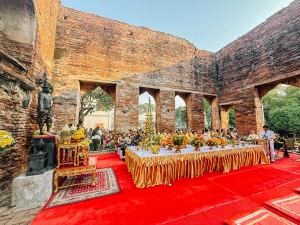 มรภ.เทพสตรี ร่วมพิธีวันคล้ายวันพระบรมราชสมภพสมเด็จพระนารายณ์มหาราช ประจำปี พ.ศ. 2568