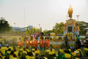 มรภ.เทพสตรี ร่วมพิธีวันคล้ายวันพระบรมราชสมภพสมเด็จพระนารายณ์มหาราช ประจำปี พ.ศ. 2568