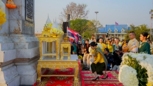 มรภ.เทพสตรี ร่วมพิธีวันคล้ายวันพระบรมราชสมภพสมเด็จพระนารายณ์มหาราช ประจำปี พ.ศ. 2568