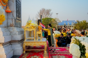 มรภ.เทพสตรี ร่วมพิธีวันคล้ายวันพระบรมราชสมภพสมเด็จพระนารายณ์มหาราช ประจำปี พ.ศ. 2568
