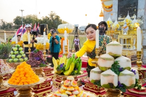 มรภ.เทพสตรี ร่วมพิธีวันคล้ายวันพระบรมราชสมภพสมเด็จพระนารายณ์มหาราช ประจำปี พ.ศ. 2568