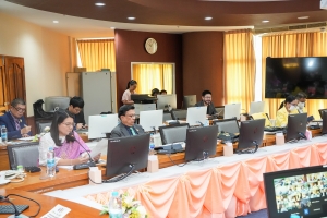 อธิการบดี มรภ.เทพสตรี พร้อมด้วยรองอธิการบดีฝ่ายวางแผนและวิจัย ร่วมการประชุมประธานกลุ่มภูมิภาค มหาวิทยาลัยราชภัฏ ครั้งที่ 1/2568