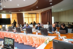 อธิการบดี มรภ.เทพสตรี พร้อมด้วยรองอธิการบดีฝ่ายวางแผนและวิจัย ร่วมการประชุมประธานกลุ่มภูมิภาค มหาวิทยาลัยราชภัฏ ครั้งที่ 1/2568