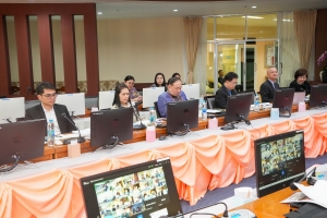 อธิการบดี มรภ.เทพสตรี พร้อมด้วยรองอธิการบดีฝ่ายวางแผนและวิจัย ร่วมการประชุมประธานกลุ่มภูมิภาค มหาวิทยาลัยราชภัฏ ครั้งที่ 1/2568