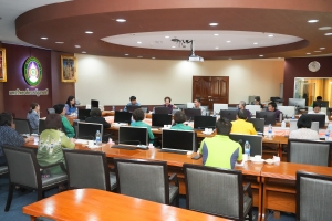 มรภ.เทพสตรี และ คกก.สมาคมศิษย์เก่า มรภ.เทพสตรี ให้การต้อนรับผู้แทนจาก บริษัท สามารถ - ศักดิ์ศิริ อินเตอร์กรุ๊ป จำกัด ในโอกาสหารือแผนการหารายได้จากการจัดงาน 105 ปี TRU Fair ในส่วนงานการจัดการร้านค้า และการจัดการแสดงดนตรี