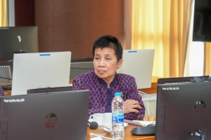 มรภ.เทพสตรี และ คกก.สมาคมศิษย์เก่า มรภ.เทพสตรี ให้การต้อนรับผู้แทนจาก บริษัท สามารถ - ศักดิ์ศิริ อินเตอร์กรุ๊ป จำกัด ในโอกาสหารือแผนการหารายได้จากการจัดงาน 105 ปี TRU Fair ในส่วนงานการจัดการร้านค้า และการจัดการแสดงดนตรี