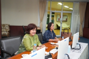 มรภ.เทพสตรี และ คกก.สมาคมศิษย์เก่า มรภ.เทพสตรี ให้การต้อนรับผู้แทนจาก บริษัท สามารถ - ศักดิ์ศิริ อินเตอร์กรุ๊ป จำกัด ในโอกาสหารือแผนการหารายได้จากการจัดงาน 105 ปี TRU Fair ในส่วนงานการจัดการร้านค้า และการจัดการแสดงดนตรี