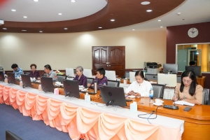 มรภ.เทพสตรี และ คกก.สมาคมศิษย์เก่า มรภ.เทพสตรี ให้การต้อนรับผู้แทนจาก บริษัท สามารถ - ศักดิ์ศิริ อินเตอร์กรุ๊ป จำกัด ในโอกาสหารือแผนการหารายได้จากการจัดงาน 105 ปี TRU Fair ในส่วนงานการจัดการร้านค้า และการจัดการแสดงดนตรี