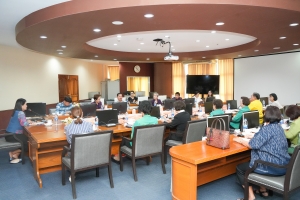 มรภ.เทพสตรี และ คกก.สมาคมศิษย์เก่า มรภ.เทพสตรี ให้การต้อนรับผู้แทนจาก บริษัท สามารถ - ศักดิ์ศิริ อินเตอร์กรุ๊ป จำกัด ในโอกาสหารือแผนการหารายได้จากการจัดงาน 105 ปี TRU Fair ในส่วนงานการจัดการร้านค้า และการจัดการแสดงดนตรี