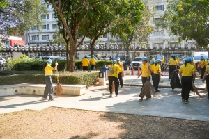 มรภ.เทพสตรี ร่วมกิจกรรมจิตอาสาพัฒนาเนื่องในวันคล้ายวันพระราชสมภพพระบาทสมเด็จพระพุทธเลิศหล้านภาลัย