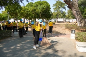 มรภ.เทพสตรี ร่วมกิจกรรมจิตอาสาพัฒนาเนื่องในวันคล้ายวันพระราชสมภพพระบาทสมเด็จพระพุทธเลิศหล้านภาลัย