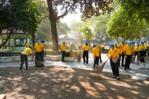 มรภ.เทพสตรี ร่วมกิจกรรมจิตอาสาพัฒนาเนื่องในวันคล้ายวันพระราชสมภพพระบาทสมเด็จพระพุทธเลิศหล้านภาลัย