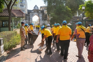 มรภ.เทพสตรี ร่วมกิจกรรมจิตอาสาพัฒนาเนื่องในวันคล้ายวันพระราชสมภพพระบาทสมเด็จพระพุทธเลิศหล้านภาลัย