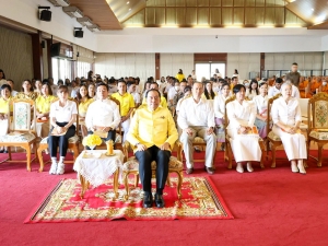 มรภ.เทพสตรี ร่วมพิธีเจริญพระพุทธมนต์ถวายพระพรชัยมงคลแด่ พระบาทสมเด็จพระเจ้าอยู่หัว และพระบรมวงศานุวงศ์ ประจำปี พ.ศ. 2568 ครั้งที่ 2