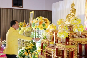 มรภ.เทพสตรี ร่วมพิธีเจริญพระพุทธมนต์ถวายพระพรชัยมงคลแด่ พระบาทสมเด็จพระเจ้าอยู่หัว และพระบรมวงศานุวงศ์ ประจำปี พ.ศ. 2568 ครั้งที่ 2