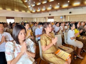 มรภ.เทพสตรี ร่วมพิธีเจริญพระพุทธมนต์ถวายพระพรชัยมงคลแด่ พระบาทสมเด็จพระเจ้าอยู่หัว และพระบรมวงศานุวงศ์ ประจำปี พ.ศ. 2568 ครั้งที่ 2