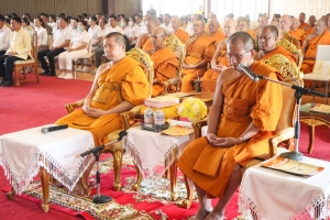 มรภ.เทพสตรี ร่วมพิธีเจริญพระพุทธมนต์ถวายพระพรชัยมงคลแด่ พระบาทสมเด็จพระเจ้าอยู่หัว และพระบรมวงศานุวงศ์ ประจำปี พ.ศ. 2568 ครั้งที่ 2