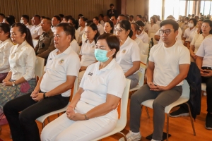 มรภ.เทพสตรี ร่วมพิธีเจริญพระพุทธมนต์ถวายพระพรชัยมงคลแด่ พระบาทสมเด็จพระเจ้าอยู่หัว และพระบรมวงศานุวงศ์ ประจำปี พ.ศ. 2568 ครั้งที่ 2