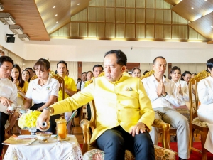 มรภ.เทพสตรี ร่วมพิธีเจริญพระพุทธมนต์ถวายพระพรชัยมงคลแด่ พระบาทสมเด็จพระเจ้าอยู่หัว และพระบรมวงศานุวงศ์ ประจำปี พ.ศ. 2568 ครั้งที่ 2