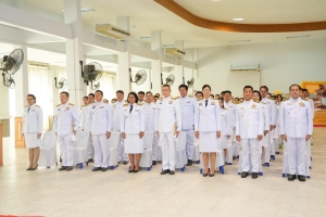 มรภ.เทพสตรี ร่วมพิธีถวายราชสักการะ พระบาทสมเด็จพระบรมชนกาธิเบศร มหาภูมิพลอดุลยเดชมหาราช บรมนาถบพิตร 