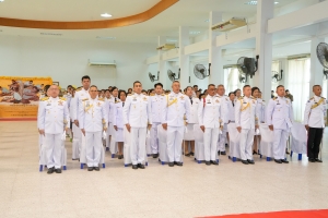มรภ.เทพสตรี ร่วมพิธีถวายราชสักการะ พระบาทสมเด็จพระบรมชนกาธิเบศร มหาภูมิพลอดุลยเดชมหาราช บรมนาถบพิตร 