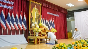 มรภ.เทพสตรี ร่วมพิธีถวายราชสักการะ พระบาทสมเด็จพระบรมชนกาธิเบศร มหาภูมิพลอดุลยเดชมหาราช บรมนาถบพิตร 