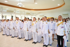 มรภ.เทพสตรี ร่วมพิธีถวายราชสักการะ พระบาทสมเด็จพระบรมชนกาธิเบศร มหาภูมิพลอดุลยเดชมหาราช บรมนาถบพิตร 