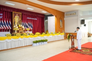 มรภ.เทพสตรี ร่วมพิธีถวายราชสักการะ พระบาทสมเด็จพระบรมชนกาธิเบศร มหาภูมิพลอดุลยเดชมหาราช บรมนาถบพิตร 
