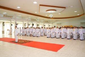 มรภ.เทพสตรี ร่วมพิธีถวายราชสักการะ พระบาทสมเด็จพระบรมชนกาธิเบศร มหาภูมิพลอดุลยเดชมหาราช บรมนาถบพิตร 