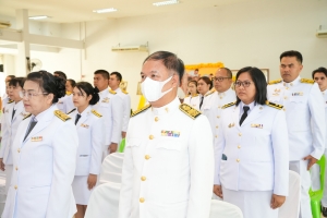 มรภ.เทพสตรี ร่วมพิธีถวายราชสักการะ พระบาทสมเด็จพระบรมชนกาธิเบศร มหาภูมิพลอดุลยเดชมหาราช บรมนาถบพิตร 