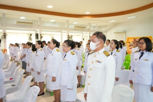 มรภ.เทพสตรี ร่วมพิธีถวายราชสักการะ พระบาทสมเด็จพระบรมชนกาธิเบศร มหาภูมิพลอดุลยเดชมหาราช บรมนาถบพิตร 