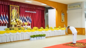 มรภ.เทพสตรี ร่วมพิธีถวายราชสักการะ พระบาทสมเด็จพระบรมชนกาธิเบศร มหาภูมิพลอดุลยเดชมหาราช บรมนาถบพิตร 