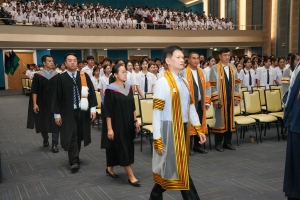 รร.สาธิต มรภ.เทพสตรี จัดพิธีมอบประกาศนียบัตรการสำเร็จการศึกษาแก่นักเรียนสาธิต ม.3 และ ม.6 และกิจกรรมปัจฉิมนิเทศ ประจำปีการศึกษา 2567