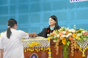 รร.สาธิต มรภ.เทพสตรี จัดพิธีมอบประกาศนียบัตรการสำเร็จการศึกษาแก่นักเรียนสาธิต ม.3 และ ม.6 และกิจกรรมปัจฉิมนิเทศ ประจำปีการศึกษา 2567