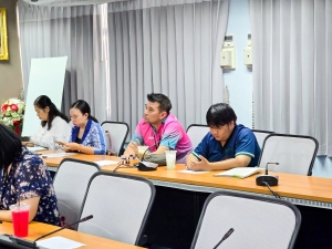 กองบริการการศึกษา จัดประชุมหารือแนวทางการพัฒนาคุณภาพการจัดการศึกษา มรภ.เทพสตรี