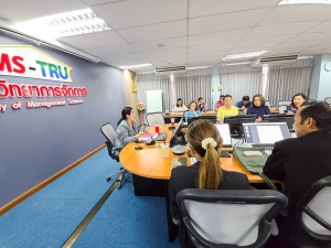 กองบริการการศึกษา จัดประชุมหารือแนวทางการพัฒนาคุณภาพการจัดการศึกษา มรภ.เทพสตรี
