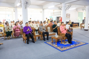 คณะครุศาสตร์ เป็นผู้แทน มรภ.เทพสตรี ร่วมโครงการ ผู้ว่าฯ พาแต่งไทย หิ้วปิ่นโตทำบุญ เกื้อกูลพระพุทธศาสนา รักษาสิ่งแวดล้อม จ.ลพบุรี ในวันธรรมสวนะ ประจำเดือนมีนาคม พ.ศ. 2568