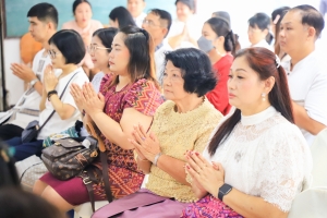 คณะครุศาสตร์ เป็นผู้แทน มรภ.เทพสตรี ร่วมโครงการ ผู้ว่าฯ พาแต่งไทย หิ้วปิ่นโตทำบุญ เกื้อกูลพระพุทธศาสนา รักษาสิ่งแวดล้อม จ.ลพบุรี ในวันธรรมสวนะ ประจำเดือนมีนาคม พ.ศ. 2568