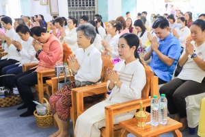 คณะครุศาสตร์ เป็นผู้แทน มรภ.เทพสตรี ร่วมโครงการ ผู้ว่าฯ พาแต่งไทย หิ้วปิ่นโตทำบุญ เกื้อกูลพระพุทธศาสนา รักษาสิ่งแวดล้อม จ.ลพบุรี ในวันธรรมสวนะ ประจำเดือนมีนาคม พ.ศ. 2568