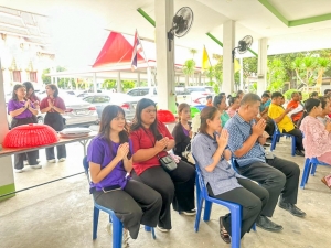 คณะครุศาสตร์ เป็นผู้แทน มรภ.เทพสตรี ร่วมโครงการ ผู้ว่าฯ พาแต่งไทย หิ้วปิ่นโตทำบุญ เกื้อกูลพระพุทธศาสนา รักษาสิ่งแวดล้อม จ.ลพบุรี ในวันธรรมสวนะ ประจำเดือนมีนาคม พ.ศ. 2568