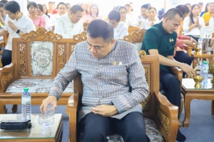 คณะครุศาสตร์ เป็นผู้แทน มรภ.เทพสตรี ร่วมโครงการ ผู้ว่าฯ พาแต่งไทย หิ้วปิ่นโตทำบุญ เกื้อกูลพระพุทธศาสนา รักษาสิ่งแวดล้อม จ.ลพบุรี ในวันธรรมสวนะ ประจำเดือนมีนาคม พ.ศ. 2568