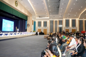 มรภ.เทพสตรี ร่วมพิธีเปิดงานมหกรรมแก้หนี้ สร้างวิถีแห่งความเป็นธรรม ปีที่ 2 จ.ลพบุรี
